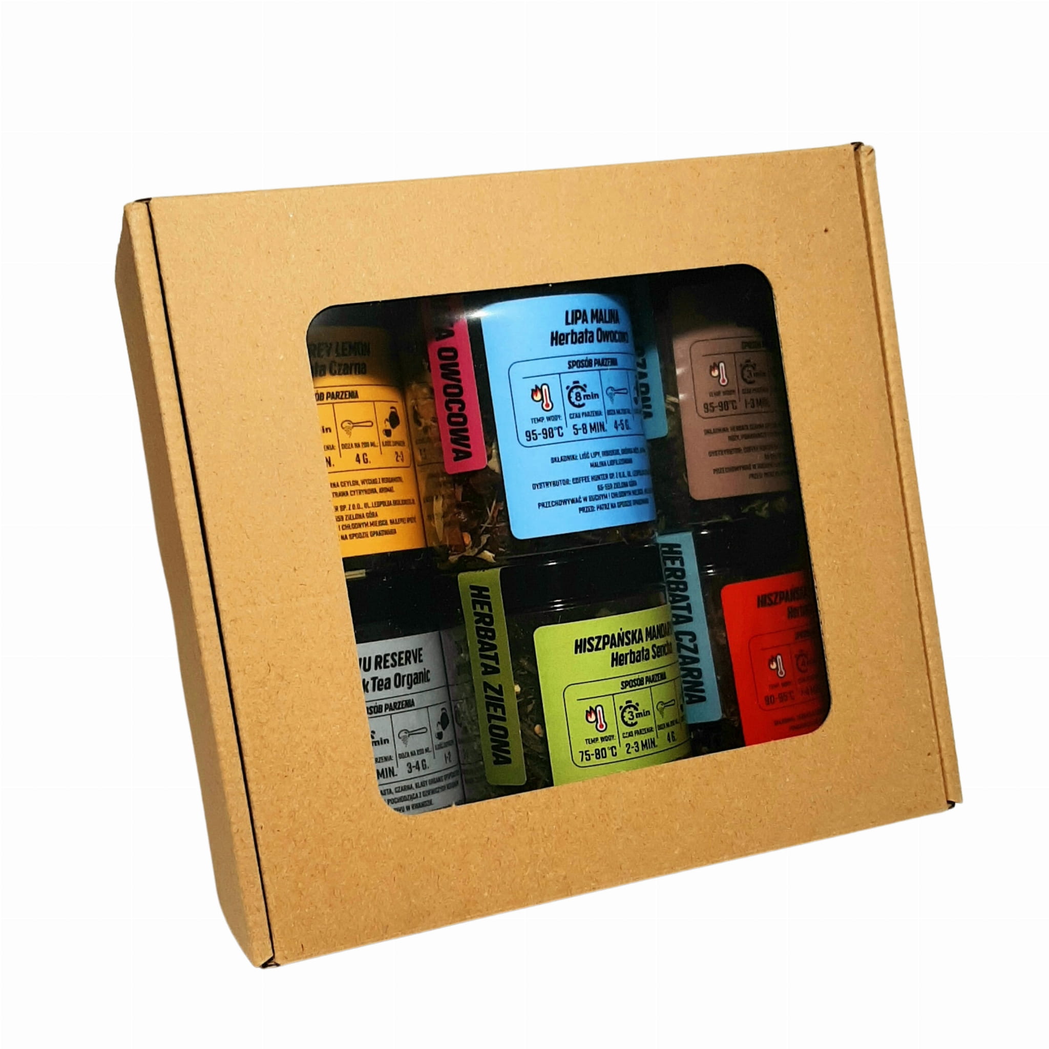 ZESTAW DEGUSTACYJNY HERBAT 6 x 60g