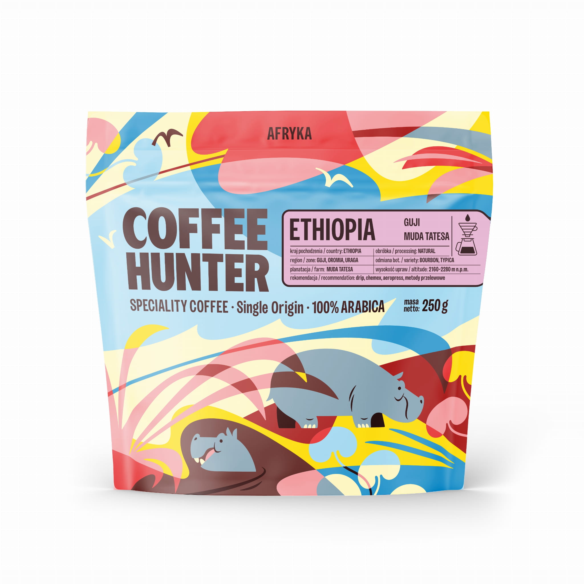 Ethiopia Guji Muda Tatesa (Kawa Specialty) 250 g.